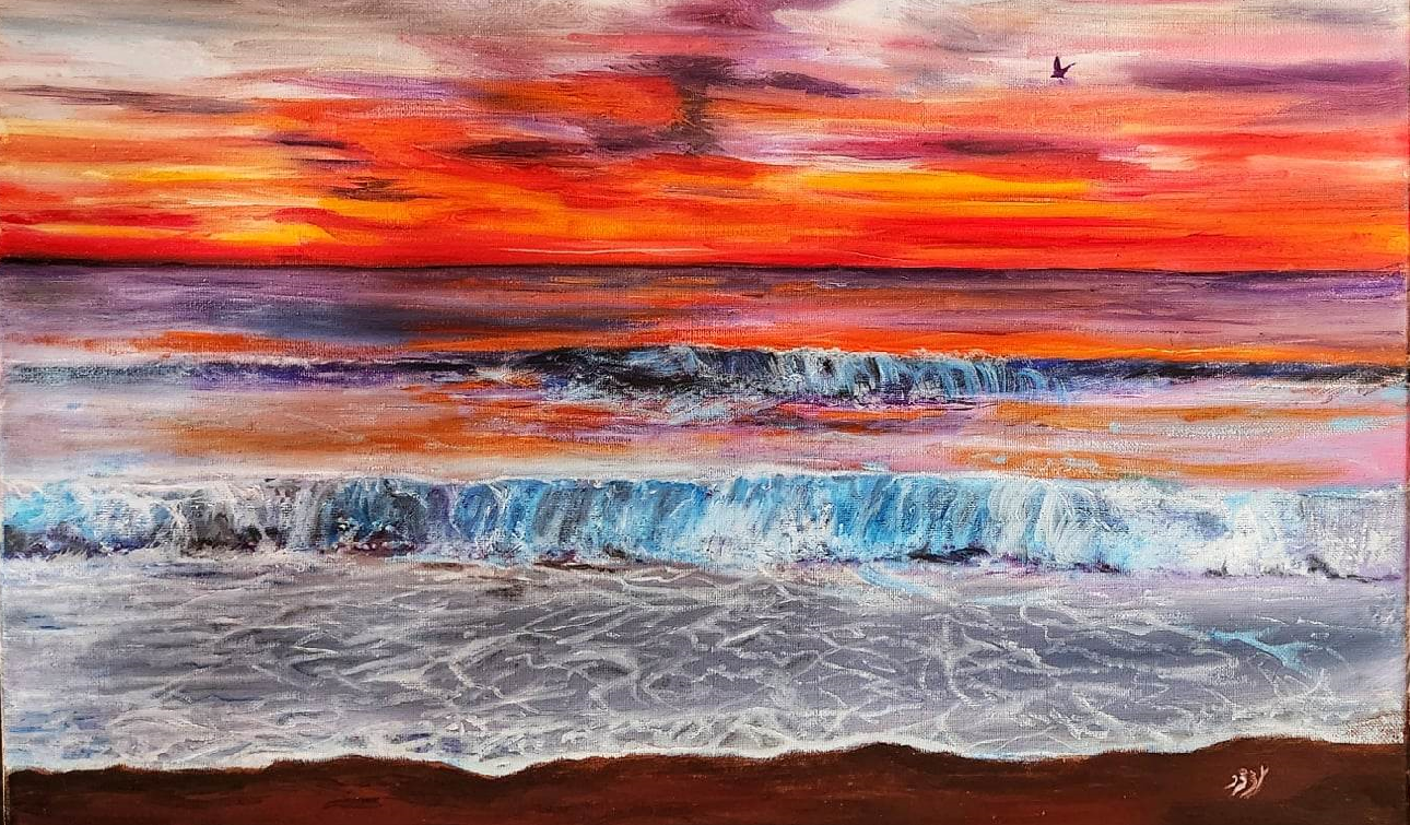 Fenwick Beach at Sunset
